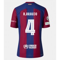 Stroje piłkarskie Barcelona Ronald Araujo #4 Koszulka Podstawowej 2023-24 Krótki Rękaw